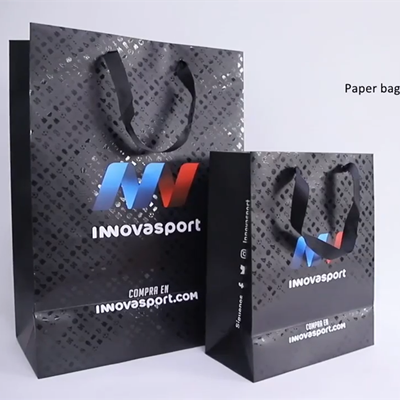 Bolsas de papel reciclables personalizadas