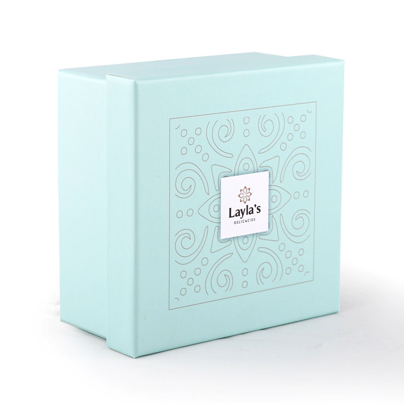 Caja de regalo cuadrada de lujo personalizada