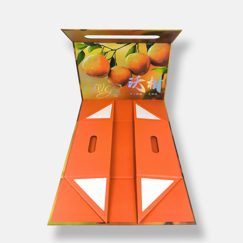 Nuevo proceso Caja de regalo de regalo de fruta corrugada personalizada fabricante de cajas rígidas