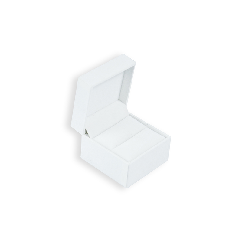 Paper de arte blanco Cajas de regalo de joyería personalizada al por mayor