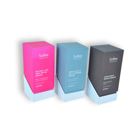 Caja personalizada de dos piezas para productos para el cuidado de la piel