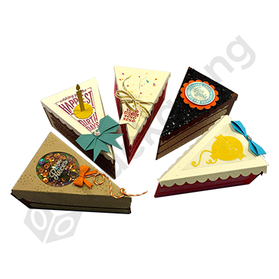 cajas de embalaje de pastel impresas personalizadas