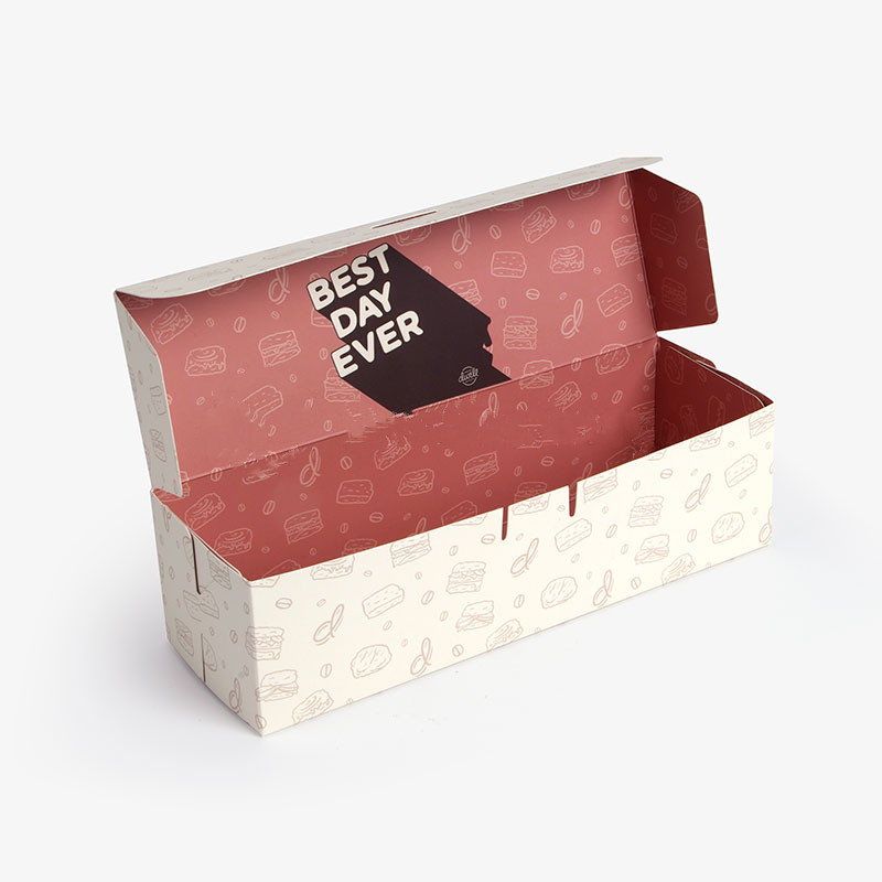 Caja de comida de panadería