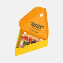 Caja de pizza triangular personalizada