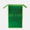 Bolsas de reciclaje reutilizables verdes