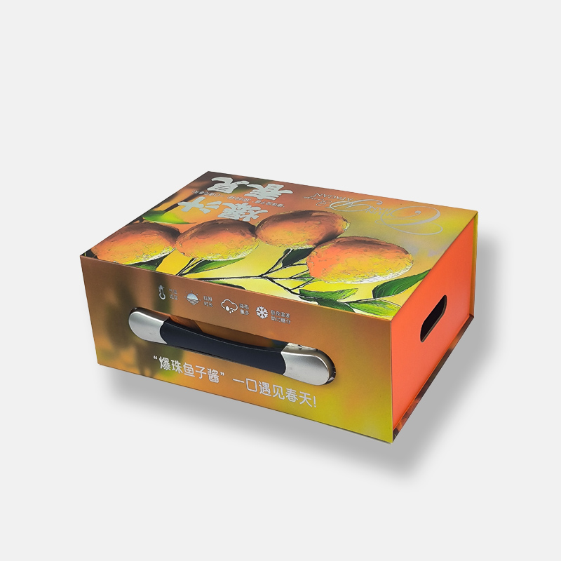 Nuevo proceso Caja de regalo de regalo de fruta corrugada personalizada fabricante de cajas rígidas