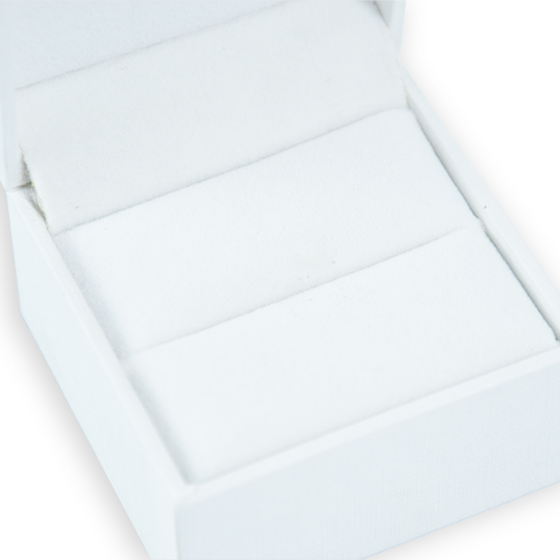 Paper de arte blanco Cajas de regalo de joyería personalizada al por mayor
