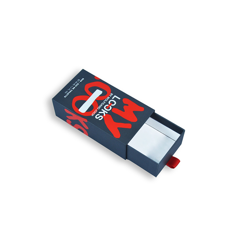Cajas de cajones UV Spot UV personalizadas con proveedor de mango de cinta
