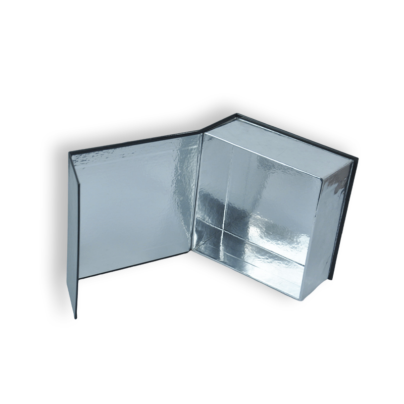 Caja rígida con tapa magnética brillante al por mayor