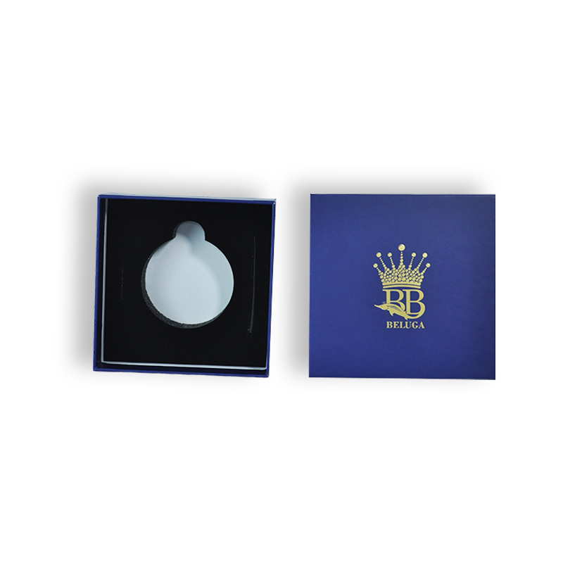 Caja rígida personalizada con tapa extraíble y inserto para embalaje de lujo