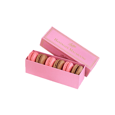 cajas de embalaje de macaron impresas personalizadas
