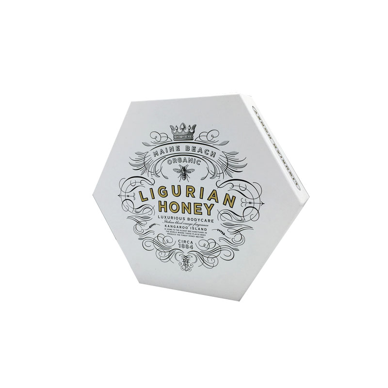 Cajas de regalo hexagonales personalizadas para chocolate