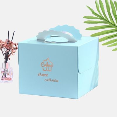 Fabricante personalizado de caja de pastel bronceado