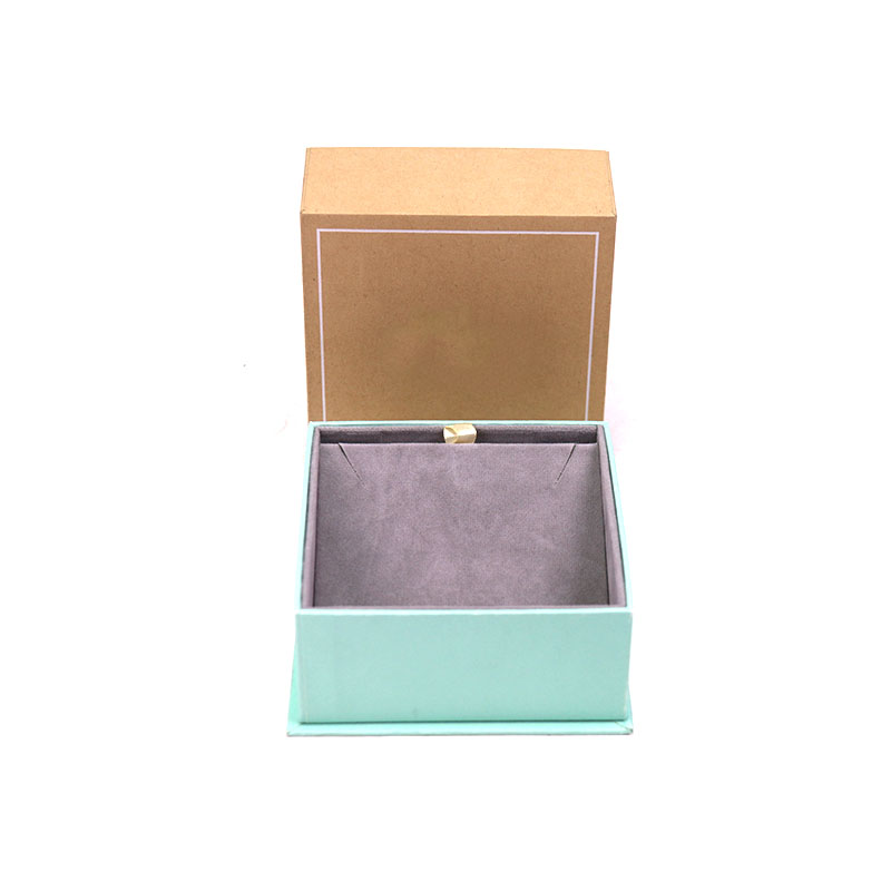 Caja de regalo de joyería de cartón de lujo de lujo personalizado