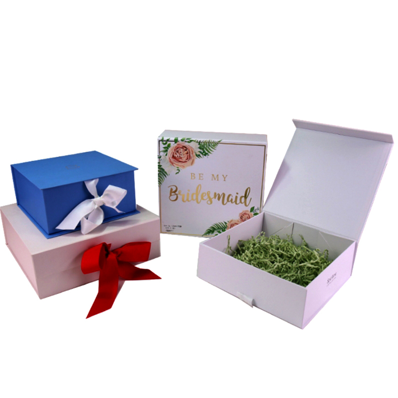 Caja de regalo plegable personalizada Vestidos de novia