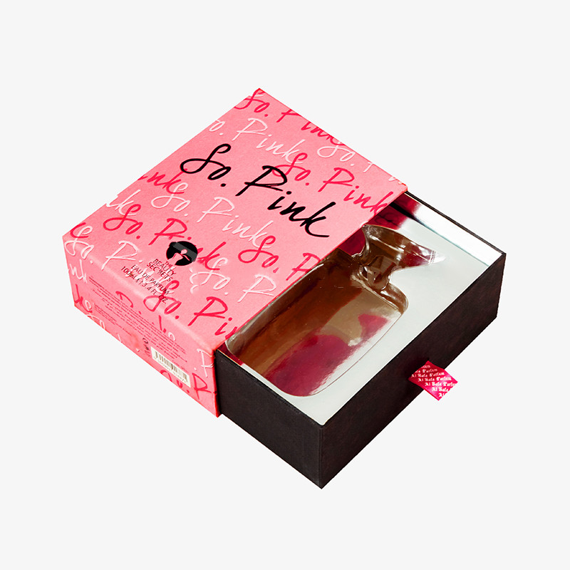 Caja estilo cajón con inserto de blíster