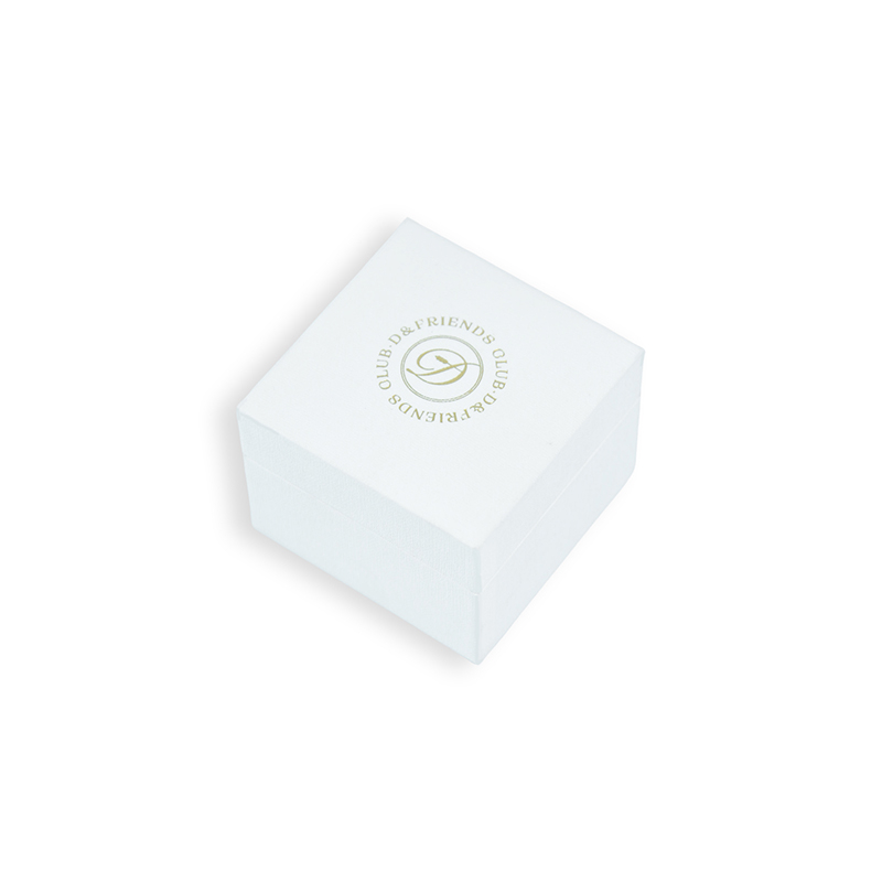 Paper de arte blanco Cajas de regalo de joyería personalizada al por mayor