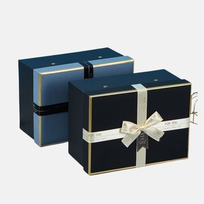 Proveedor de caja de regalo de 2 piezas con tapa de cinta