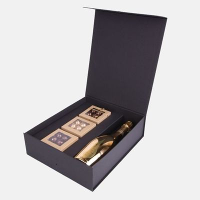 Caja de regalo de caja de vino de cartón personalizada