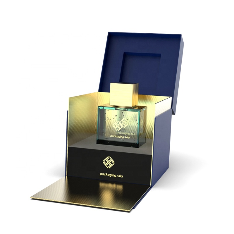 Caja de muestras de perfume de regalo cosmético rígido personalizado