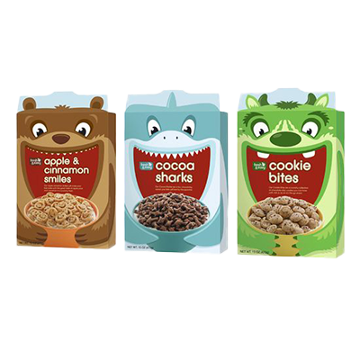 Cajas de cereales de lujo personalizadas