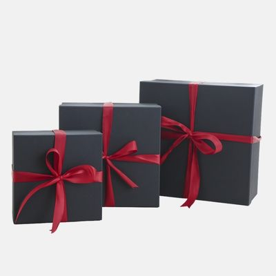 Caja de regalo con cinta de tapa al por mayor