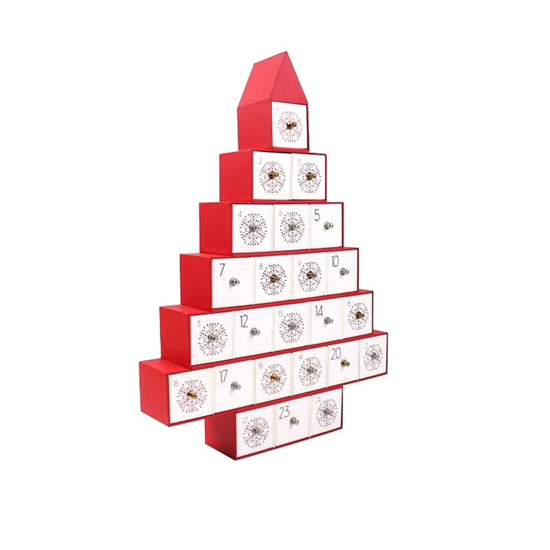 Caja de regalo de Navidad personalizada de lujo de último diseño al por mayor